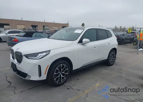 2025 BMW X3 30 xDrive from USA, damaged, VIN 5UX53GP09S9009255